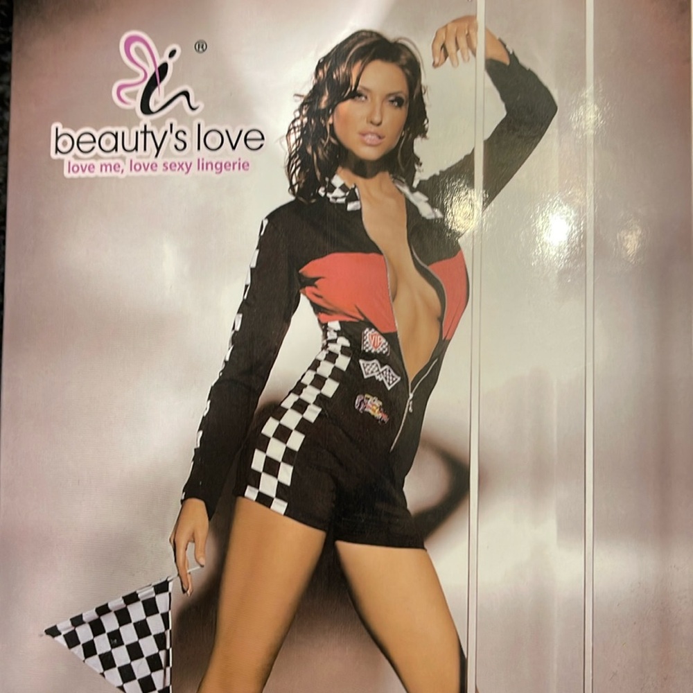 Cute racer costume size small new in box